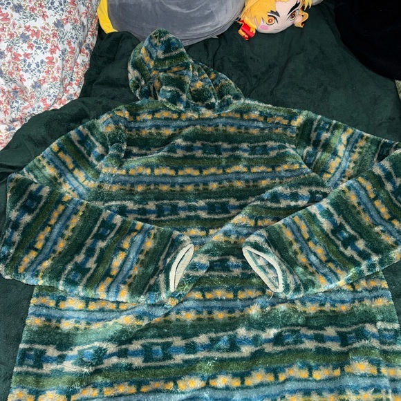 L.L. Bean Multicolor Fleece Jacket - Picture 4 of 4